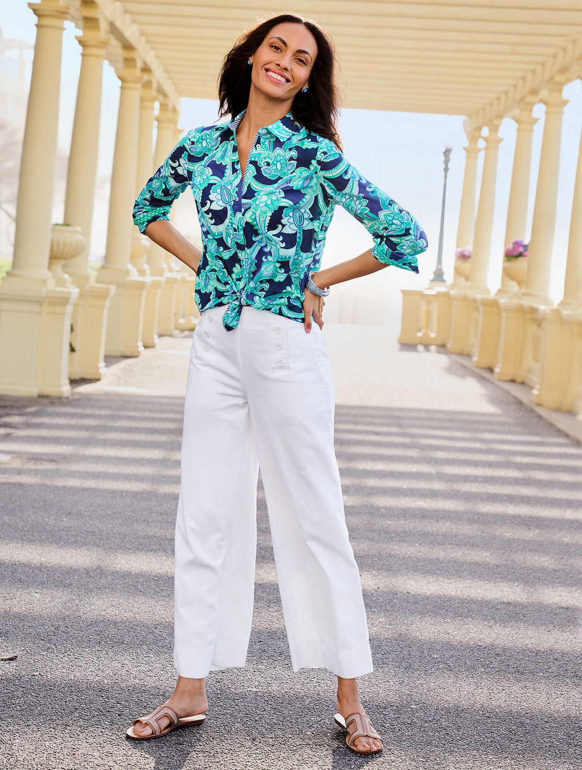 Talbots WIDE LEG SAILOR PANTS