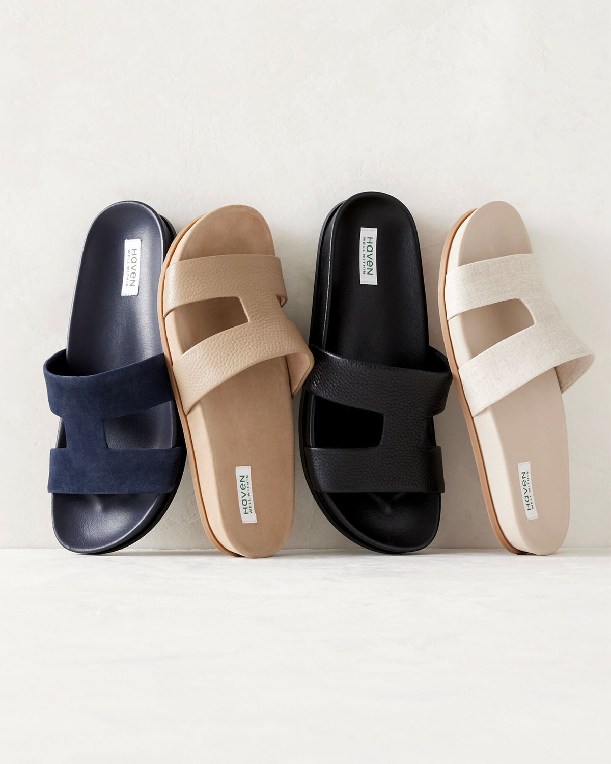 Talbots SUEDE CUTOUT SLIDES
