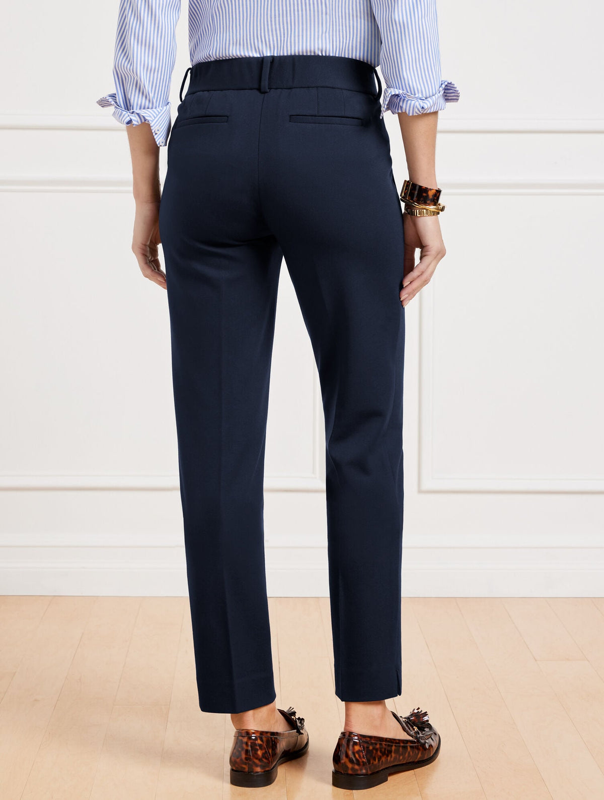 Talbots TALBOTS HAMPSHIRE STRAIGHT ANKLE PANTS - PONTE