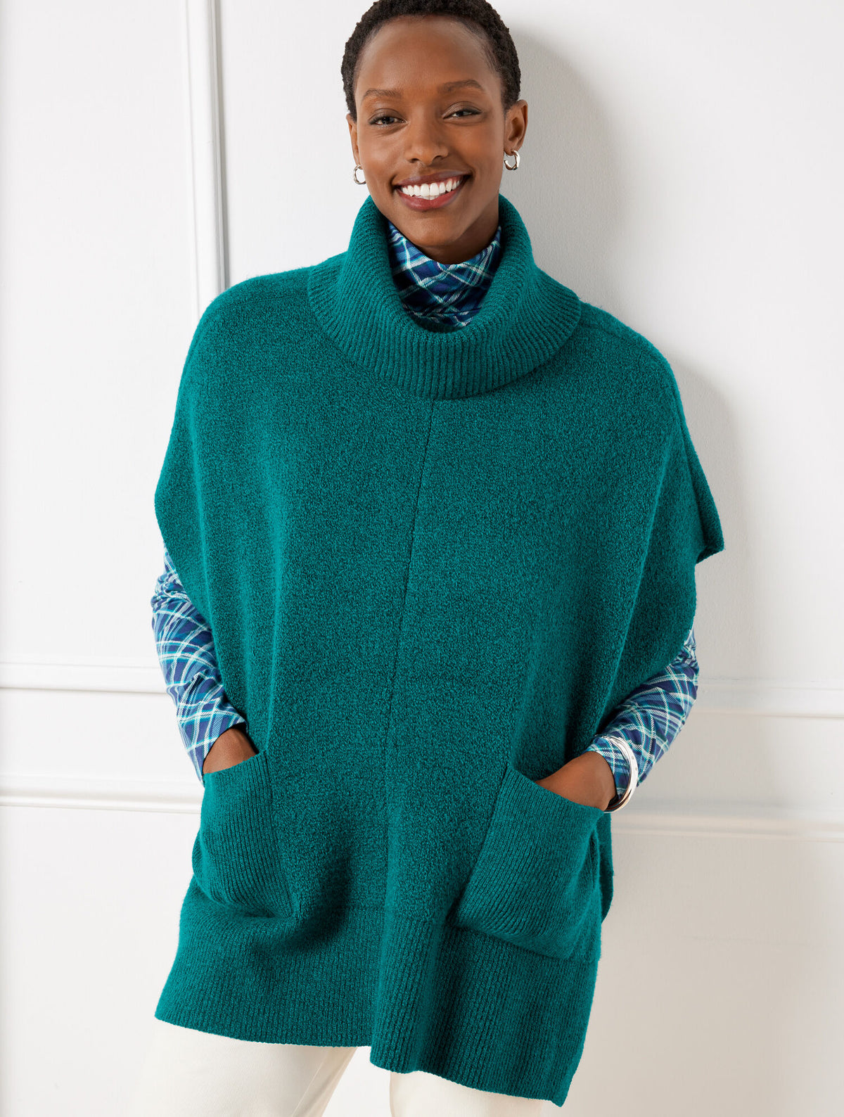 Talbots TURTLENECK PONCHO