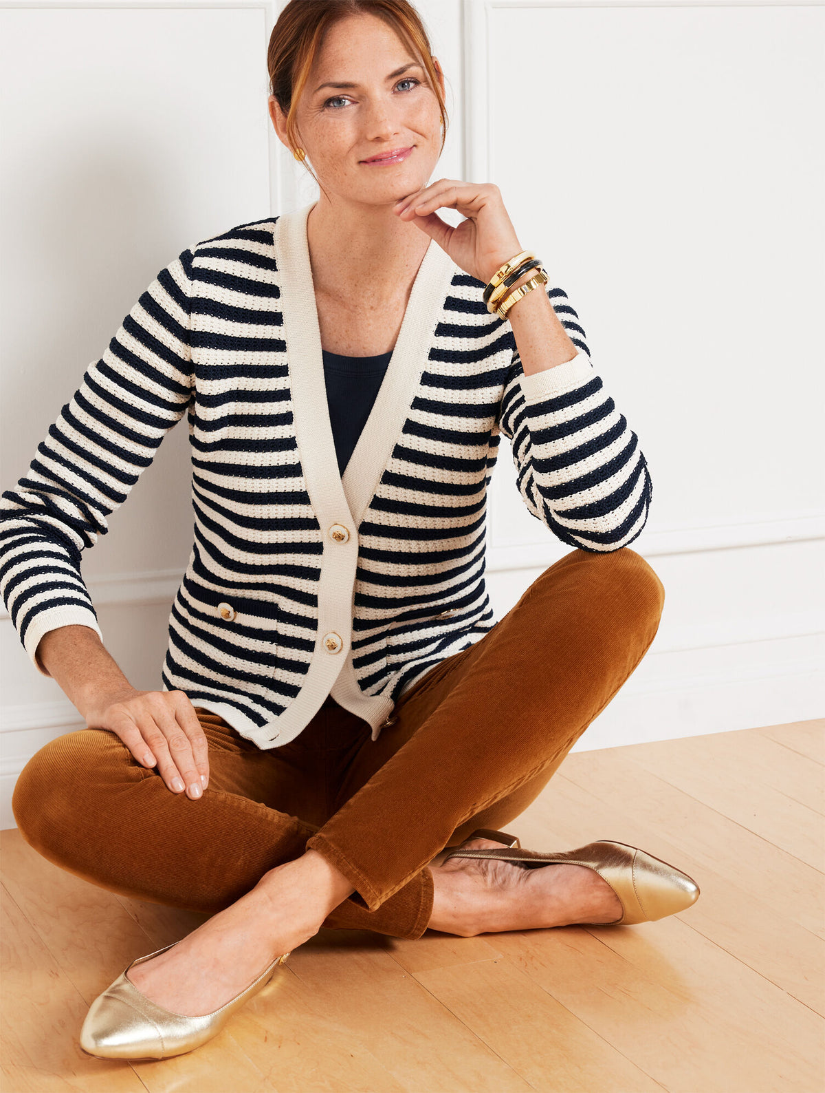 Talbots TALBOTS KATE CARDIGAN - STRIPE