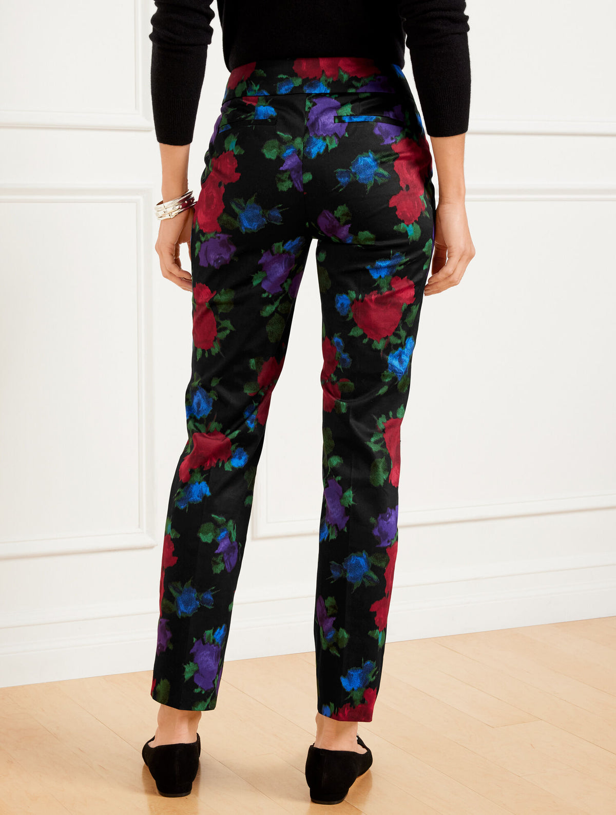 Talbots TALBOTS CHATHAM SLIM ANKLE PANTS - BLURRED FLORAL