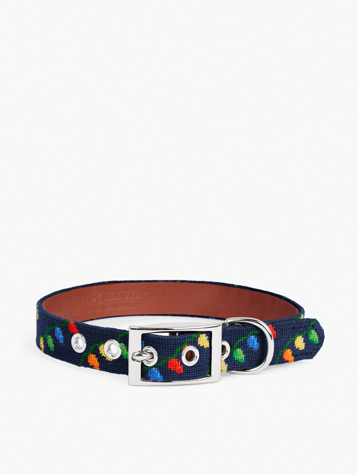 Talbots SMATHERS & BRANSON FOR TALBOTS HOLIDAY LIGHTS DOG COLLAR