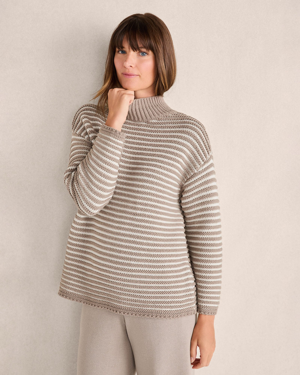 Talbots OTTOMAN STITCH SWEATER