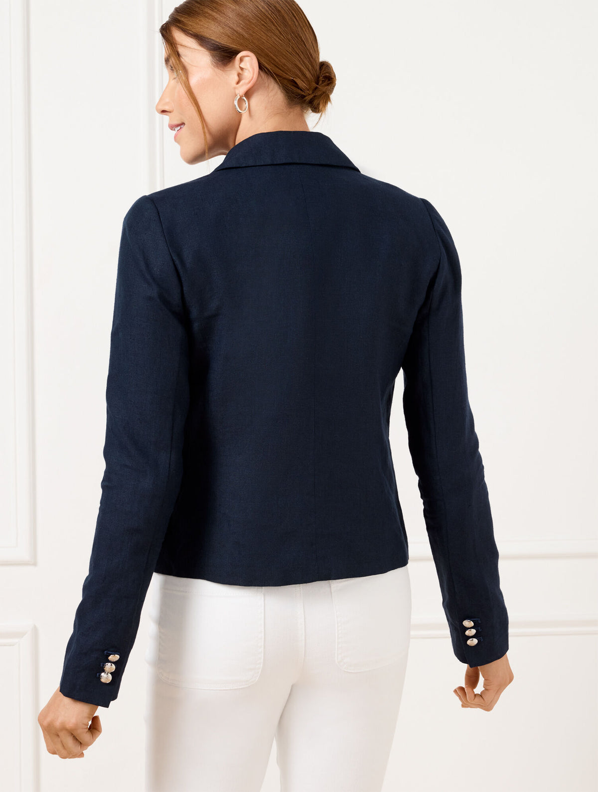 Talbots SHORT LINEN BLAZER
