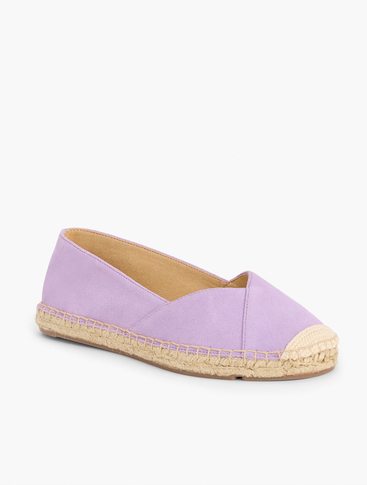 Talbots IZZY ASYMMETRIC SUEDE ESPADRILLE FLATS