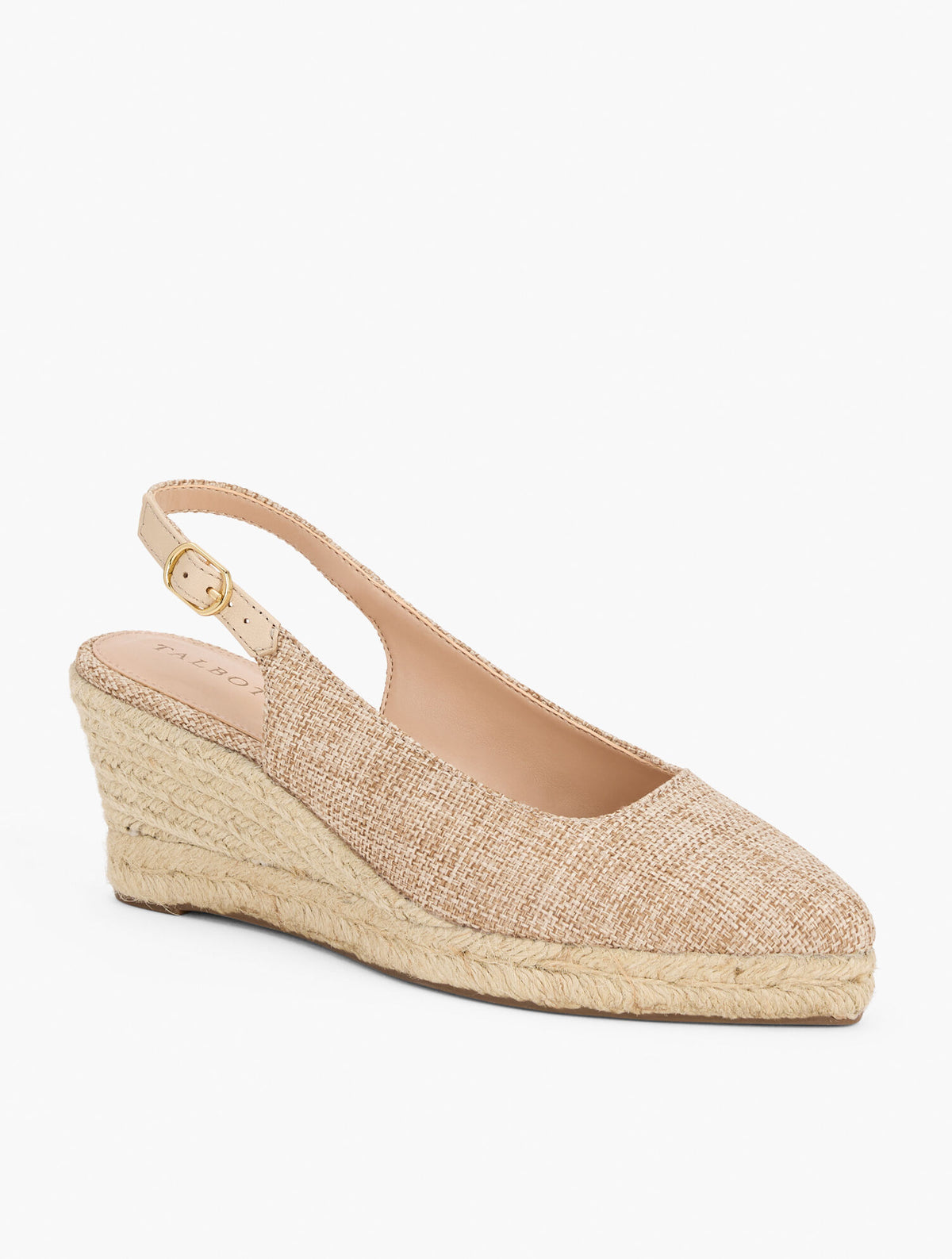 Talbots VIVI SLINGBACK ESPADRILLE WEDGES