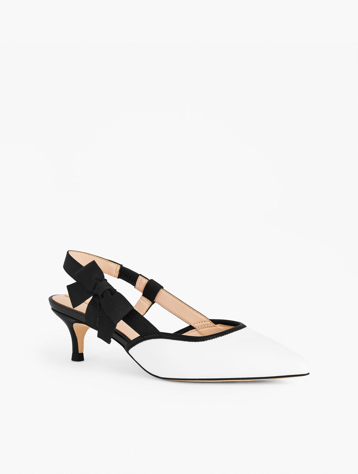 Talbots SYLVIE BOW SLINGBACK NAPPA PUMPS