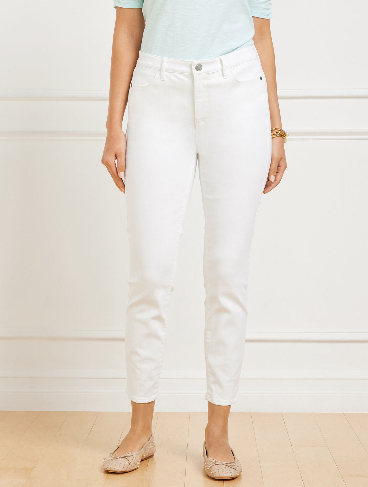 Talbots JEGGING CROPS - WHITE