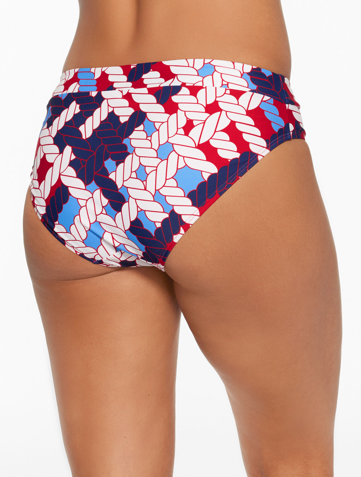 Talbots AQUA CLUB HIGH WAIST SWIM BOTTOM - NAUTICAL VIBES