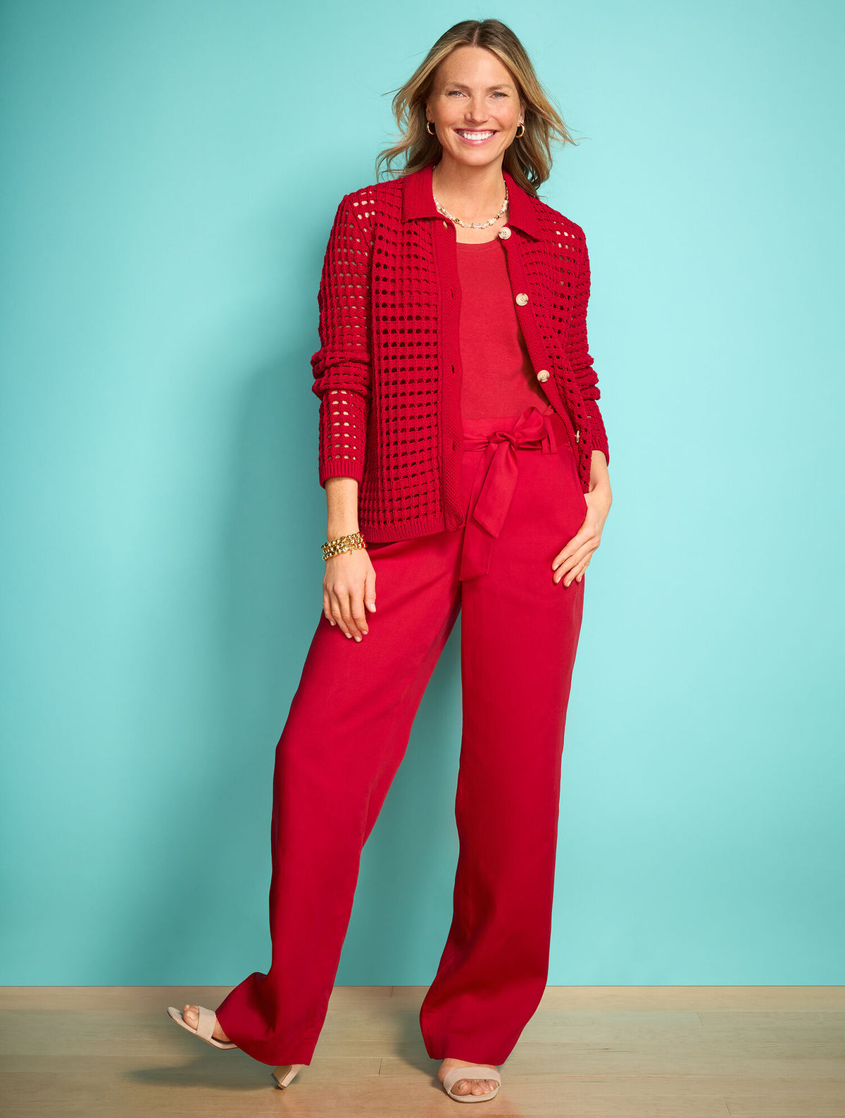Talbots WIDE LEG PULL-ON PANTS