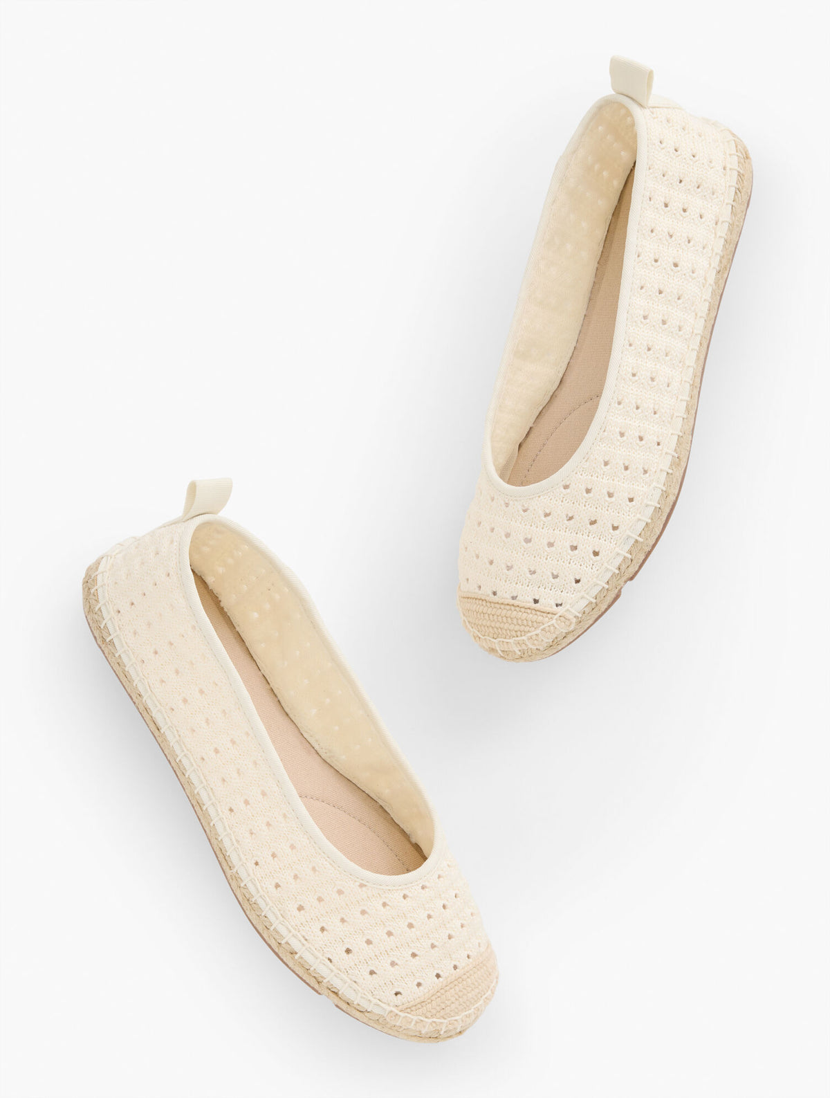 Talbots IZZY CROCHET ESPADRILLE FLATS