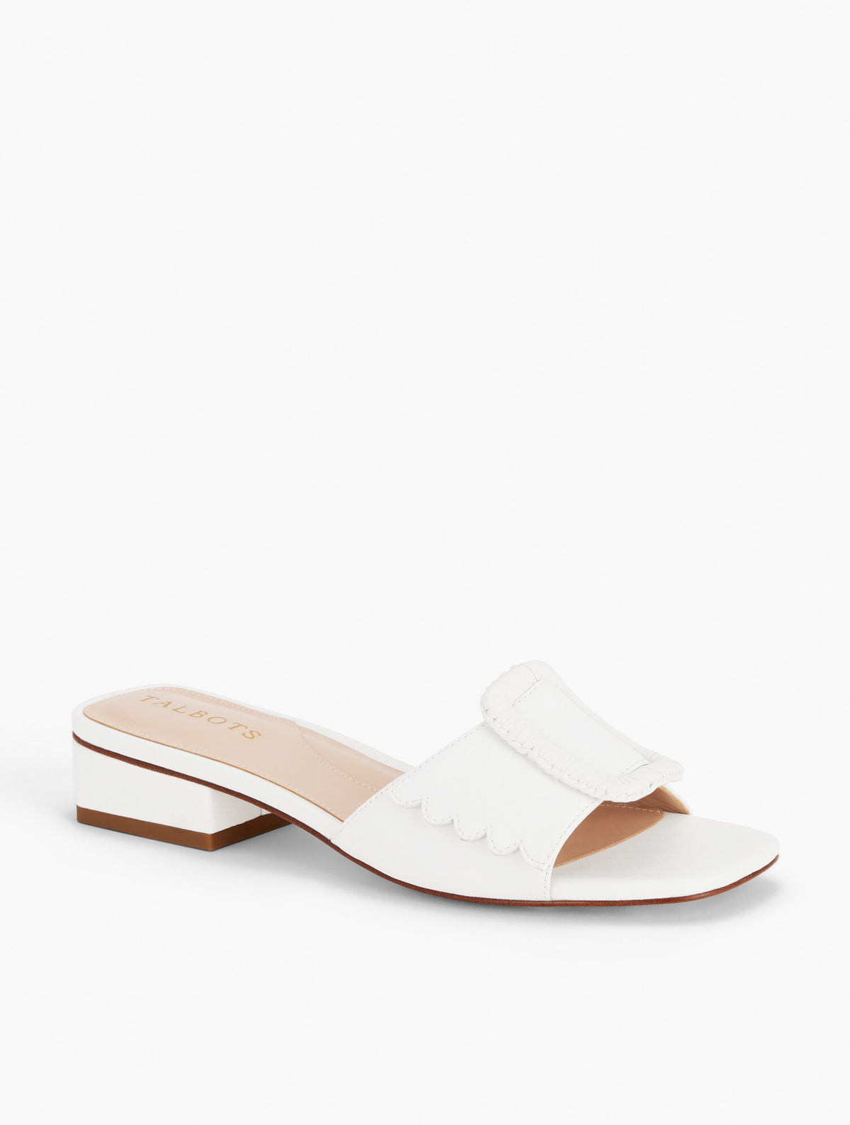 Talbots VIV BUCKLE SOFT NAPPA SLIDES