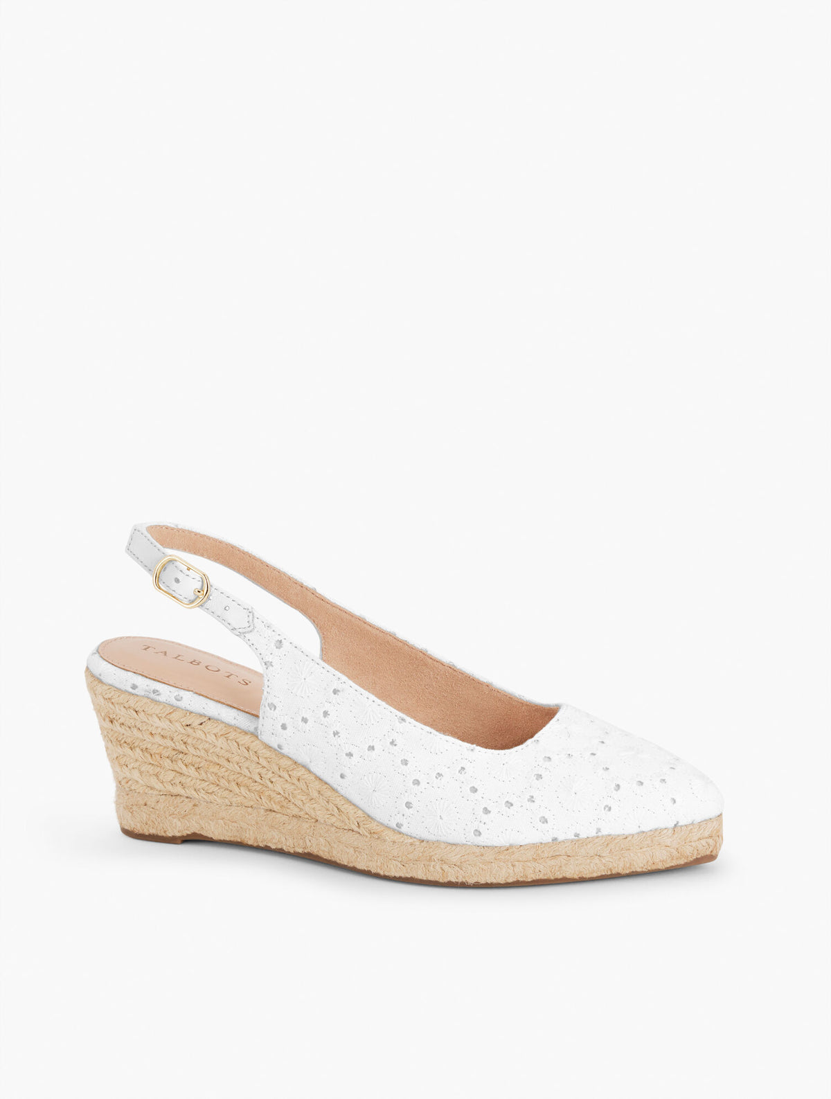 Talbots VIVI SLINGBACK ESPADRILLE WEDGES - EYELET