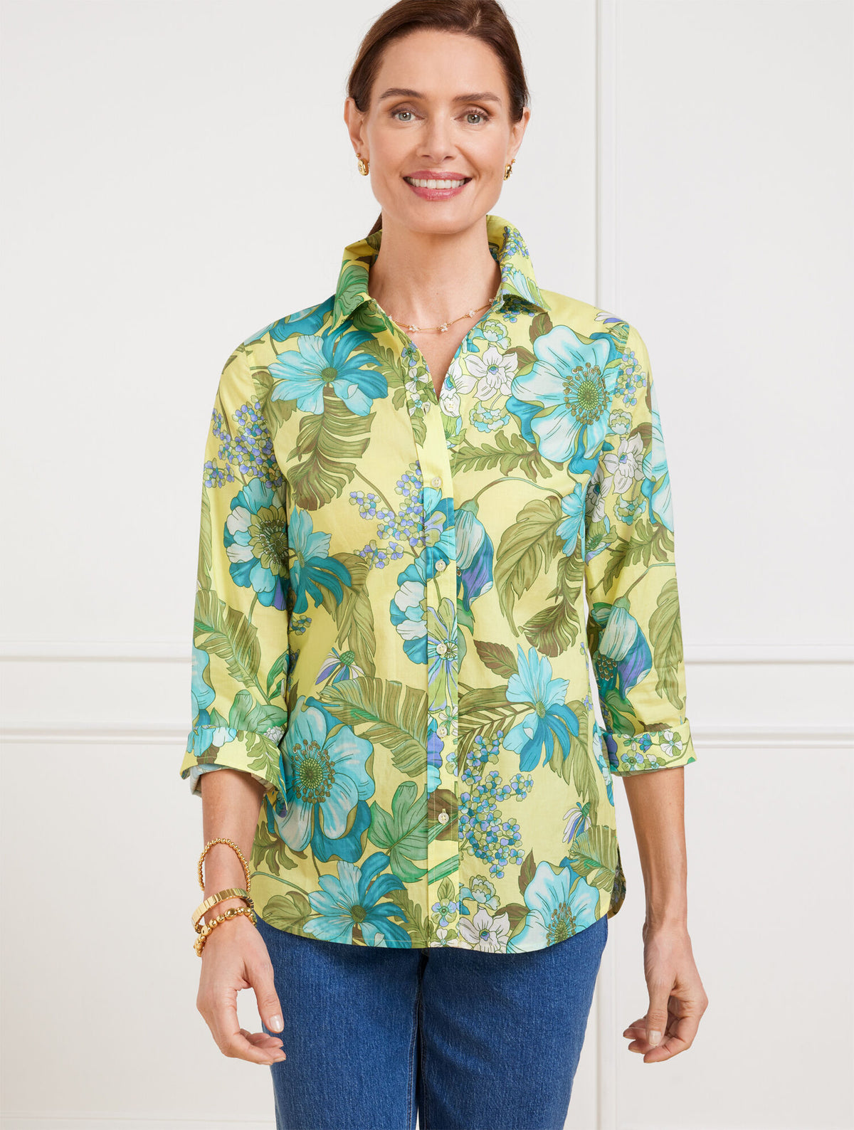 Talbots MODERN CLASSIC SHIRT - GORGEOUS BOTANICAL