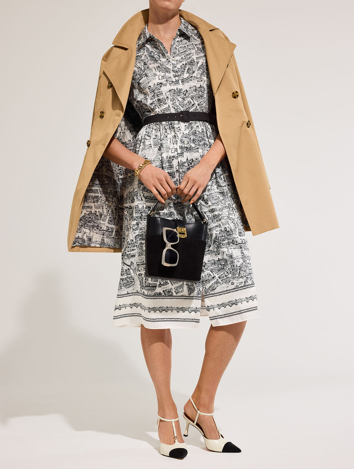 Talbots DRAPEY TRENCH COAT