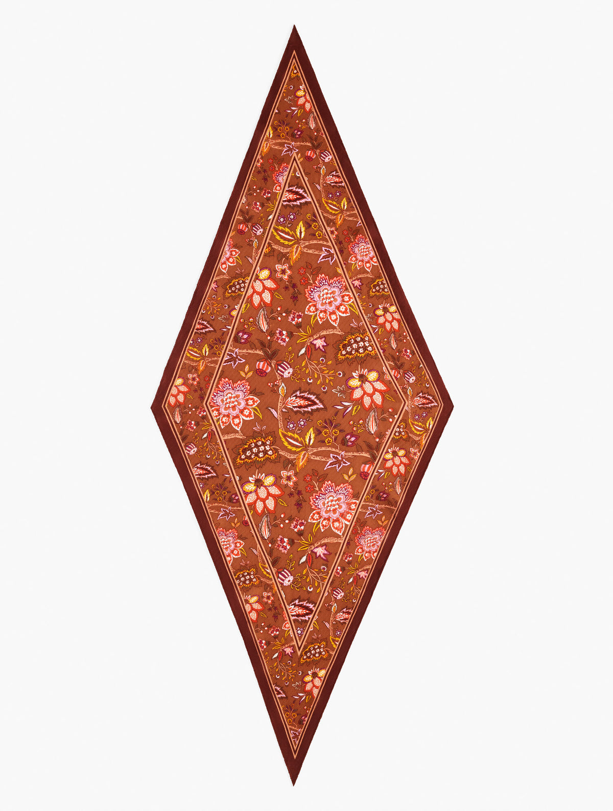 Talbots BLOOMING JACOBEAN DIAMOND SCARF