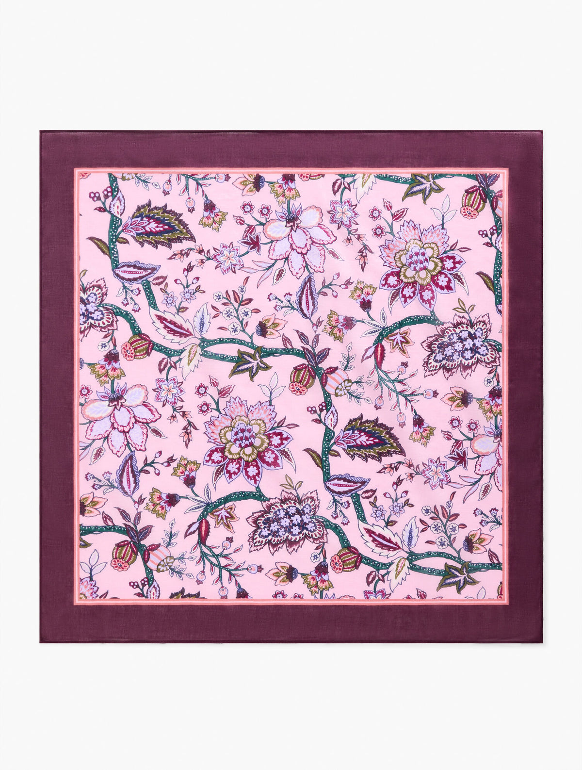Talbots BLOOMING JACOBEAN NECKERCHIEF
