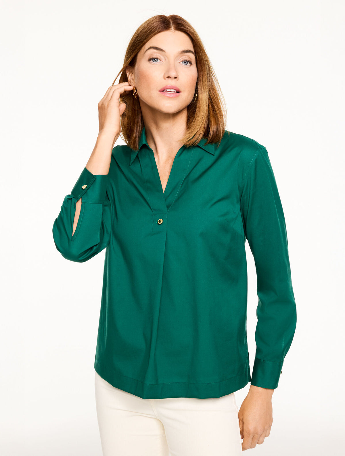 Talbots NON-IRON POPOVER