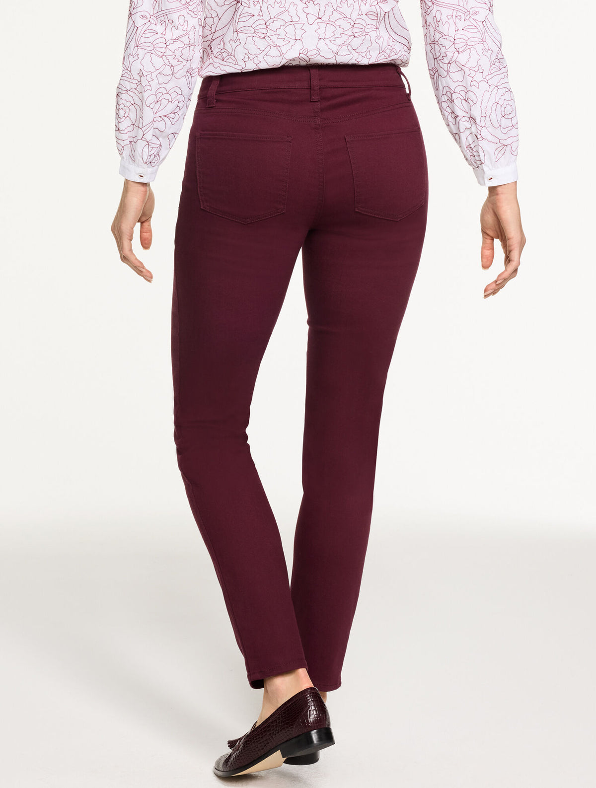 Talbots SLIM ANKLE JEANS - SOLID - CURVY FIT