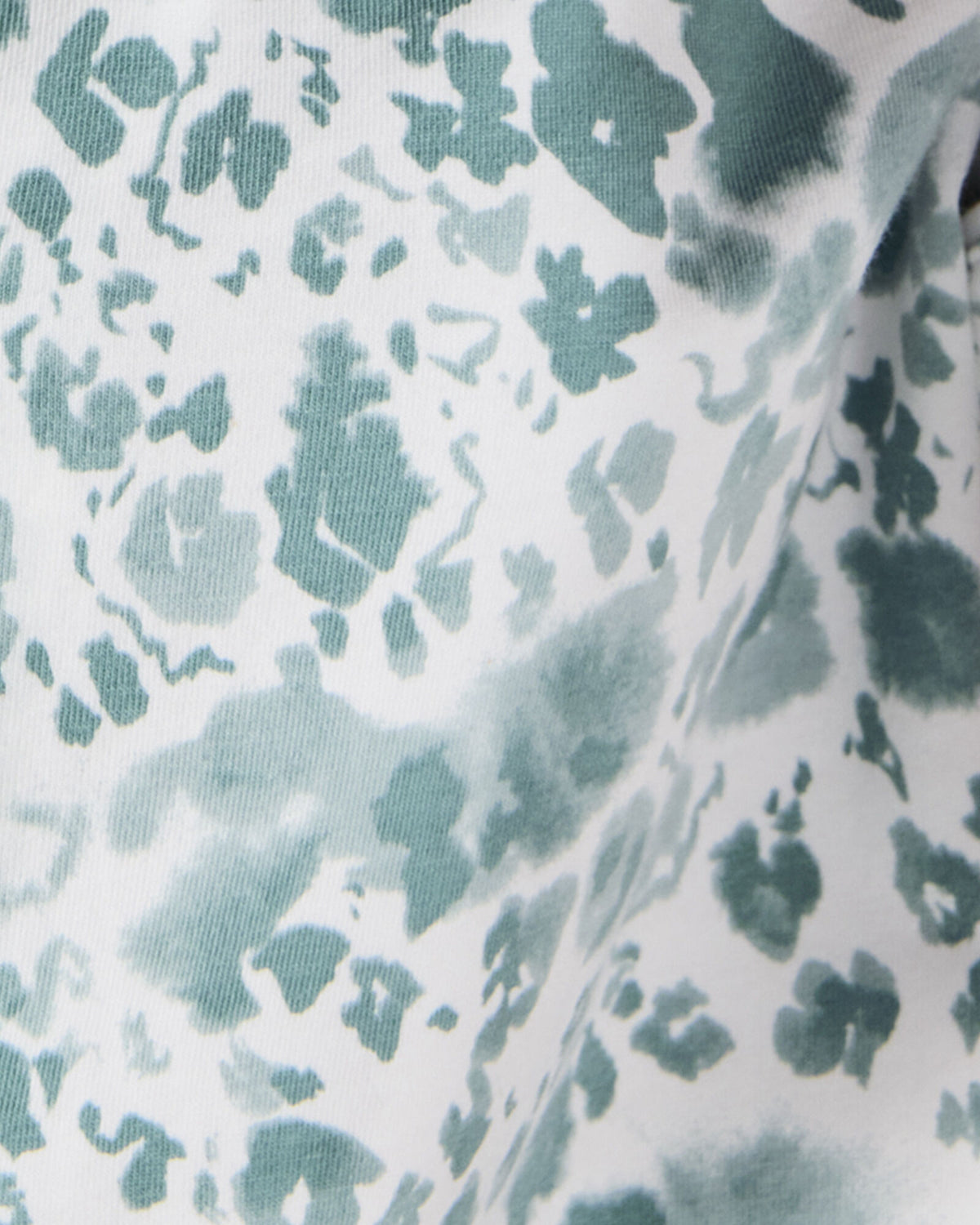 Talbots ORGANIC COTTON JERSEY BLURRED FLORAL PAJAMA TOP