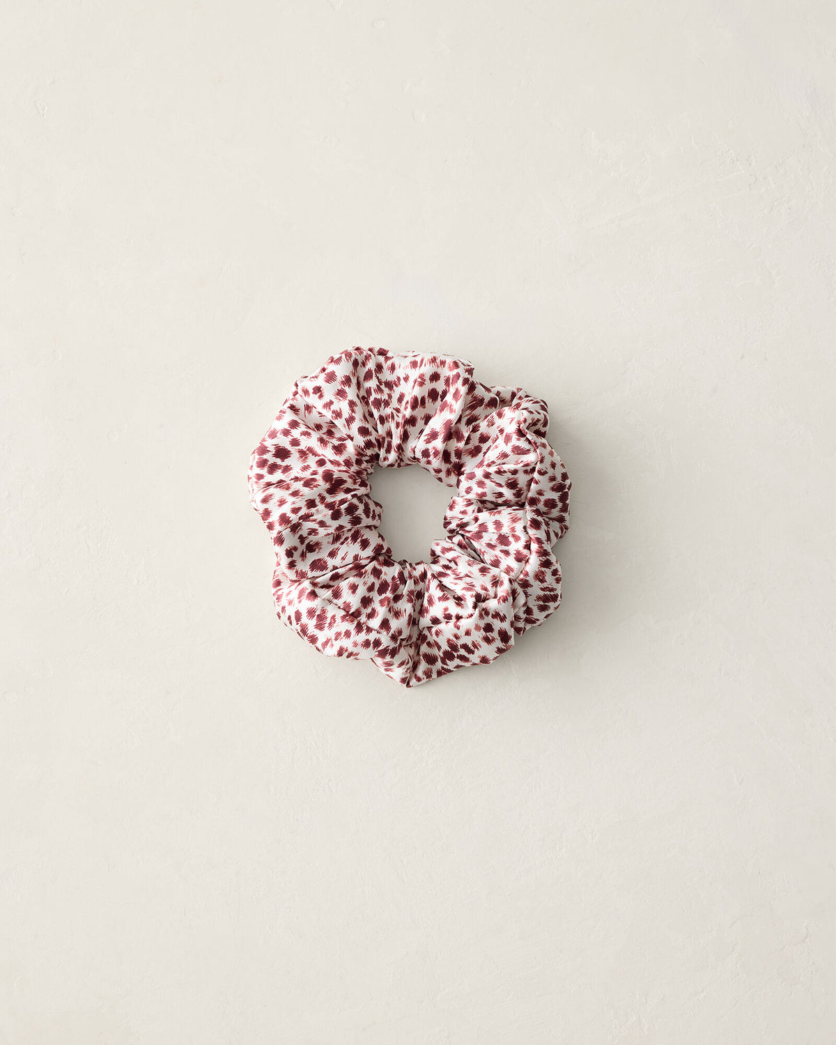 Talbots WASHABLE SILK ANIMAL DOT SCRUNCHIE