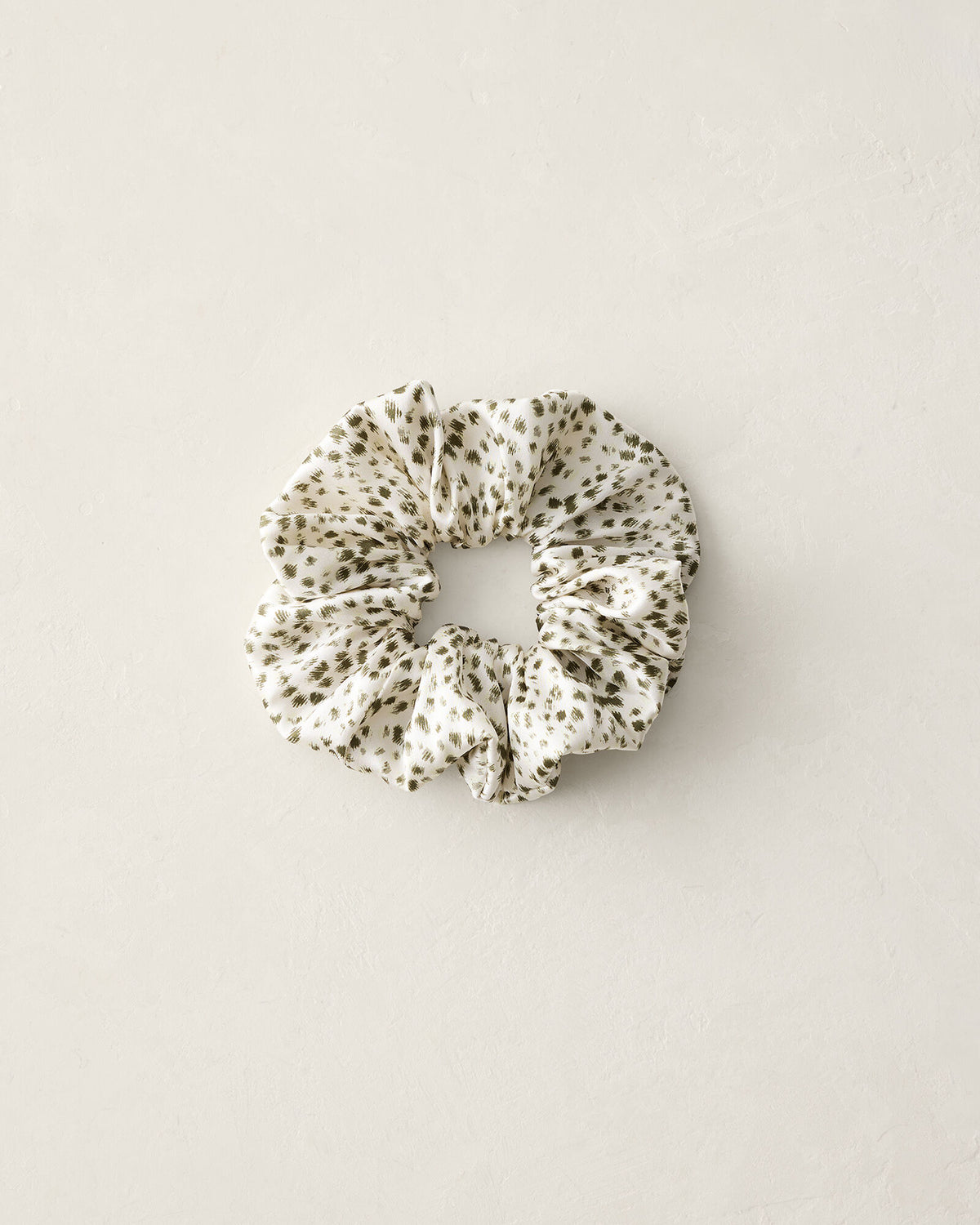 Talbots WASHABLE SILK ANIMAL DOT SCRUNCHIE