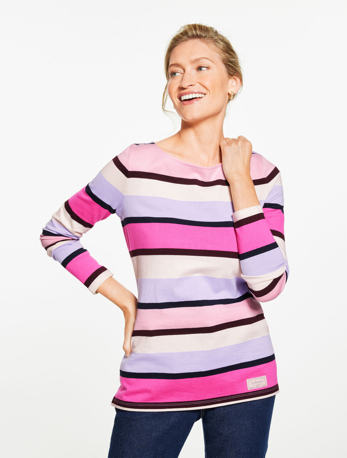 Talbots AUTHENTIC TALBOTS TEE - ICICLE STRIPE