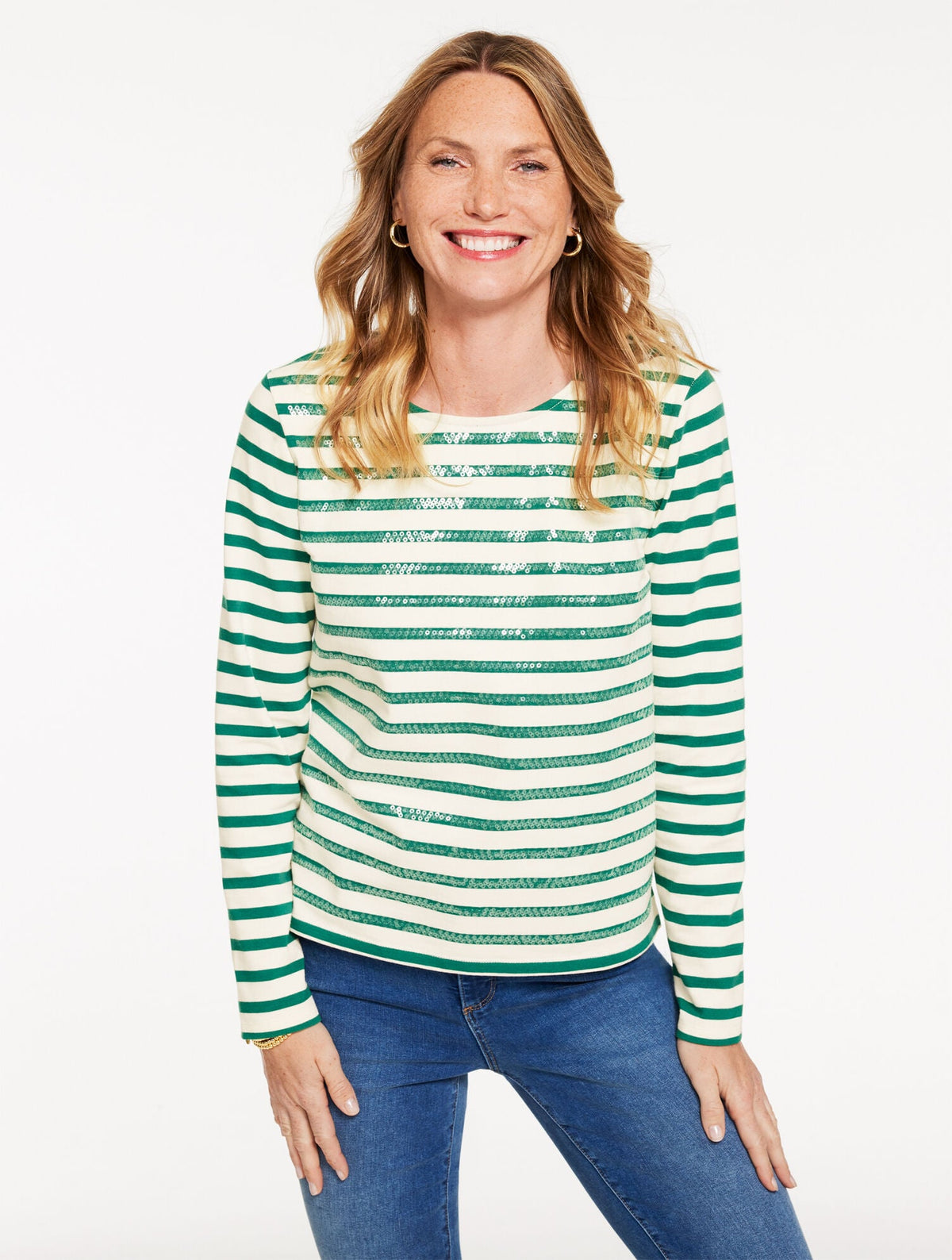 IVORY/LUSH GREEN,XS,Misses