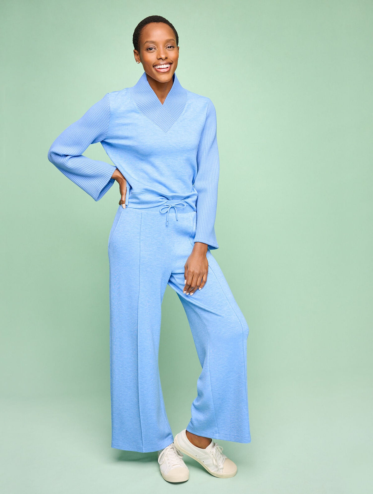 Talbots AIRKNIT STRETCH V-NECK PULLOVER