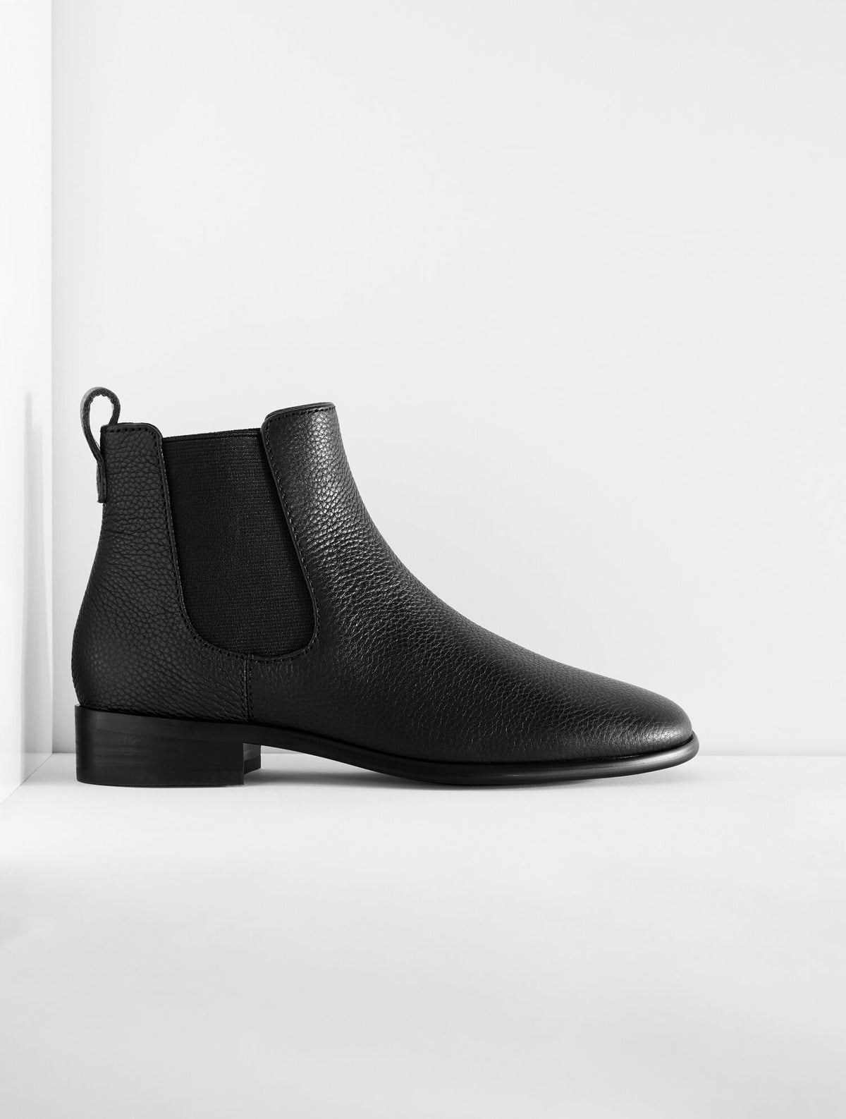 Talbots BRIGHTON PEBBLE LEATHER ANKLE BOOTS