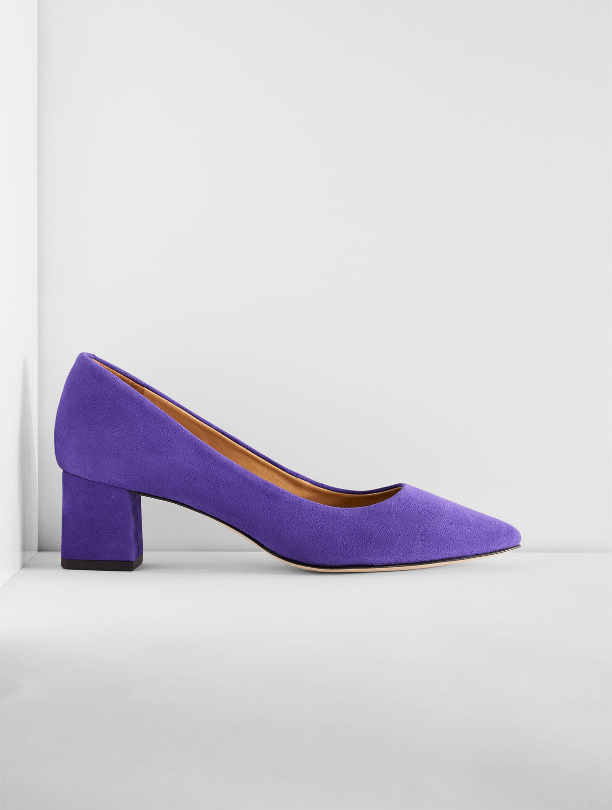 Talbots KAYLA SUEDE BLOCK HEEL PUMPS