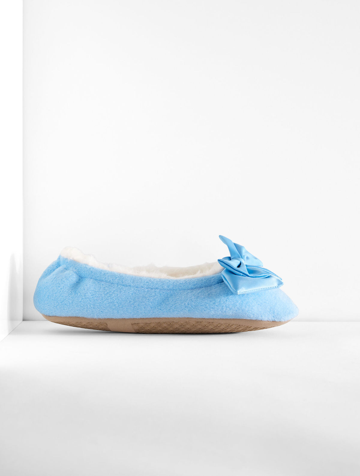 Talbots LENA FLANNEL BOW SLIPPERS