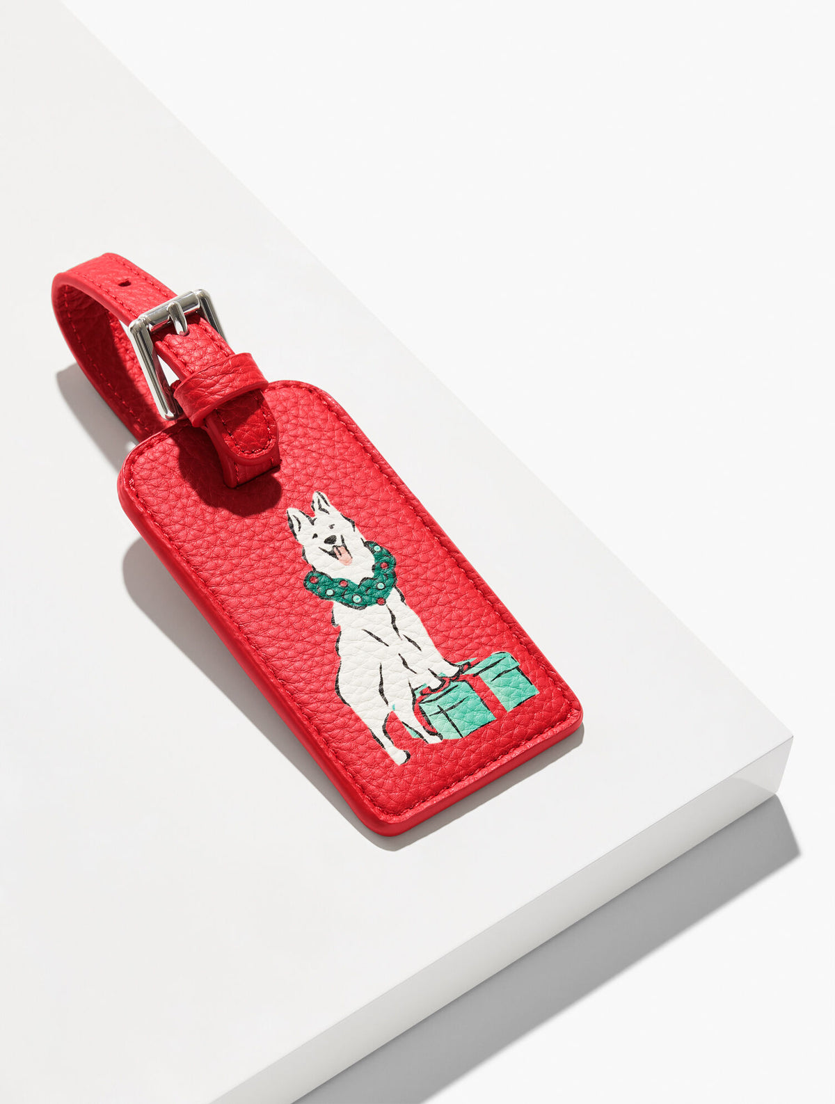 Talbots CHRISTMAS DOG LUGGAGE TAG