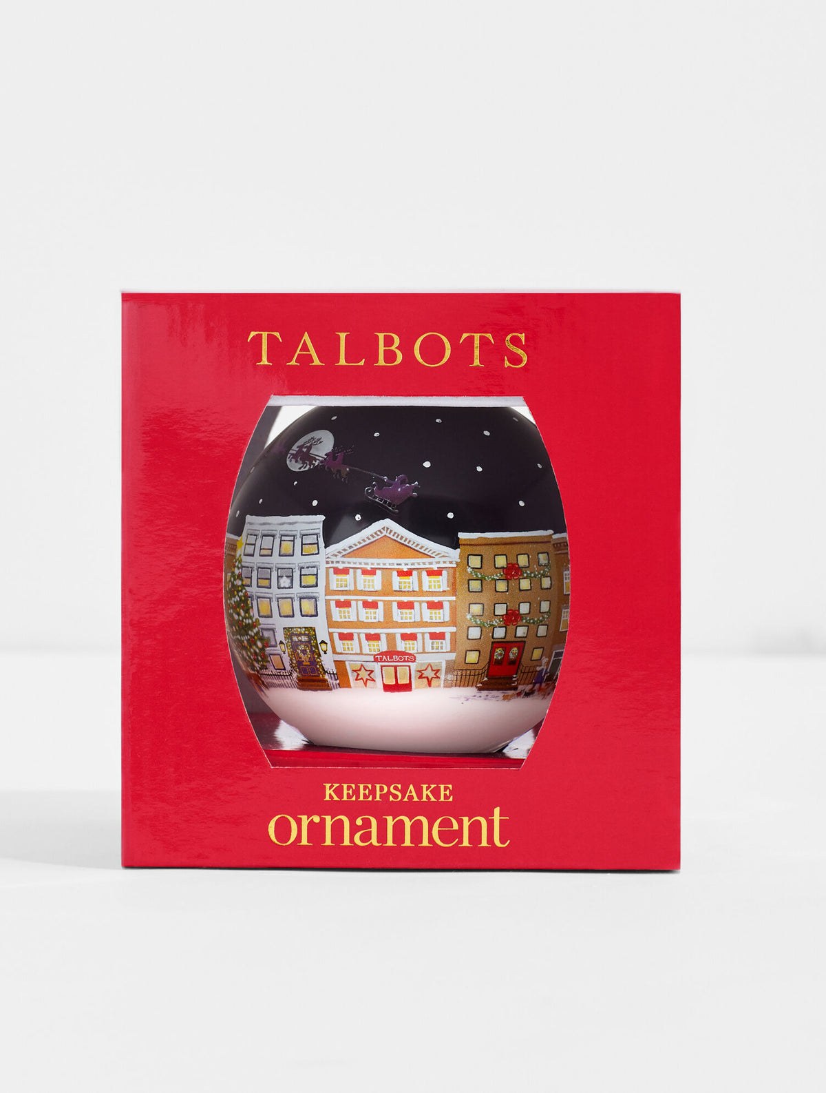 Talbots SANTA IN THE CITY ORNAMENT