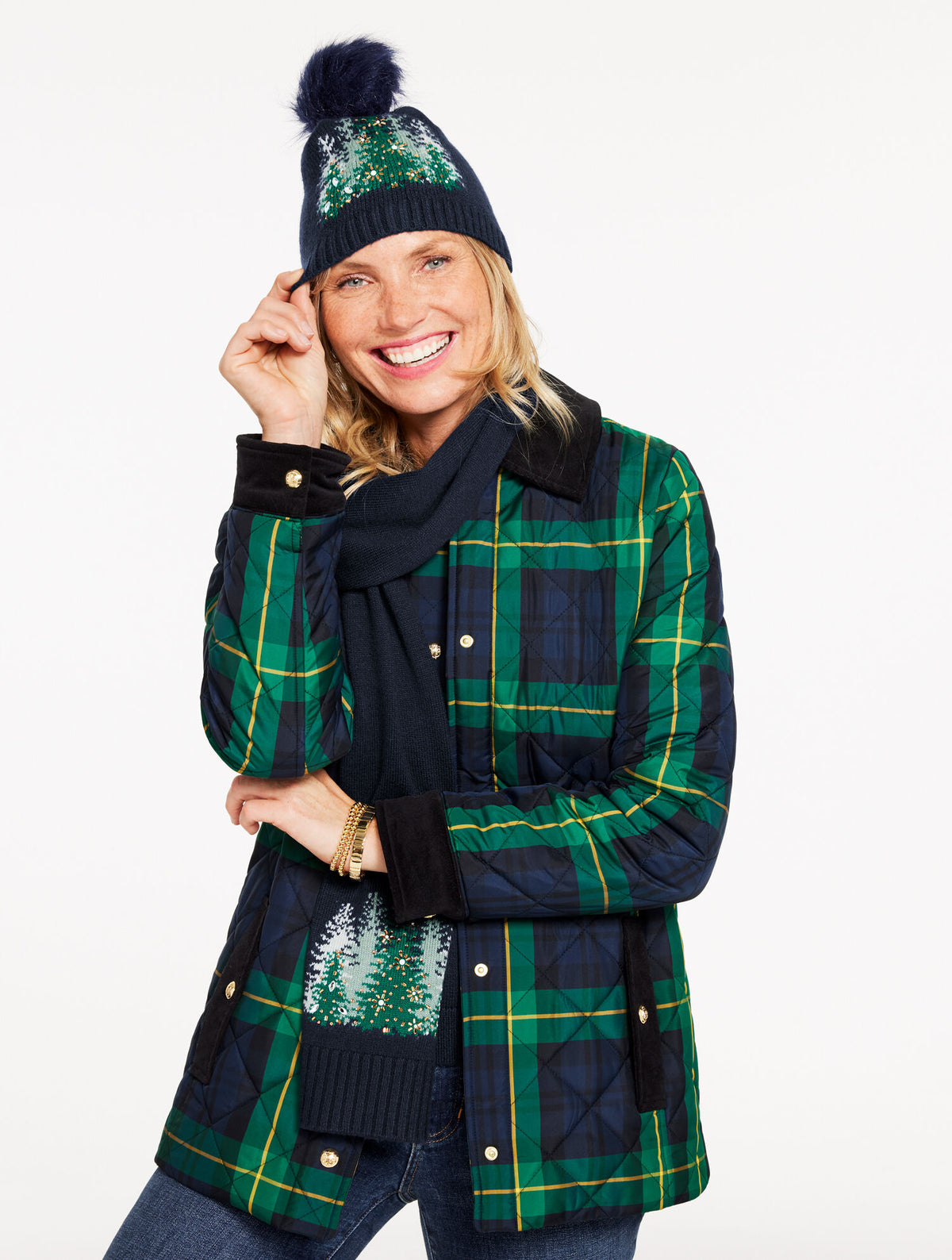 Talbots WHIMSY TREE BEANIE