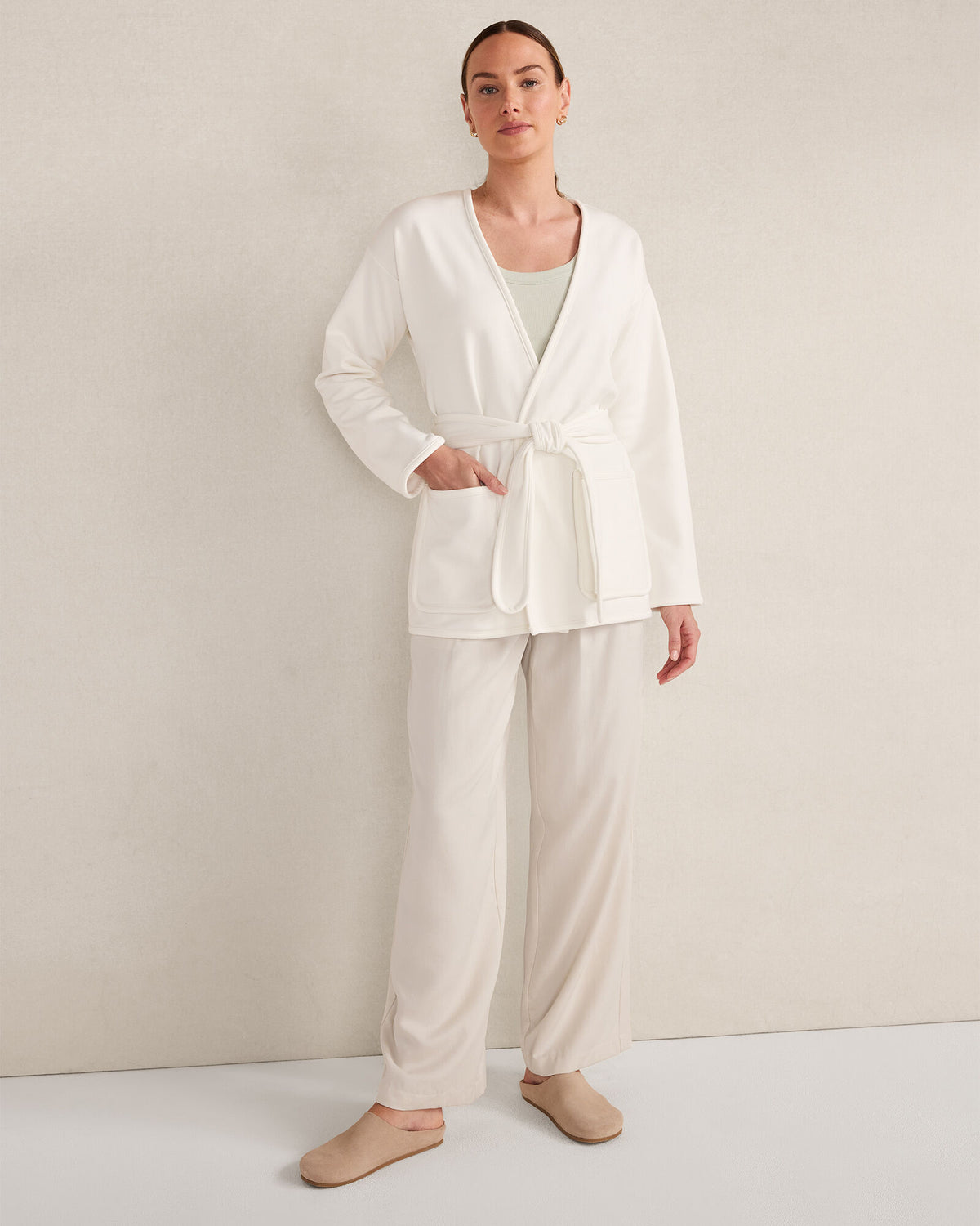 Talbots SOFT-BRUSHED FLEECE WRAP