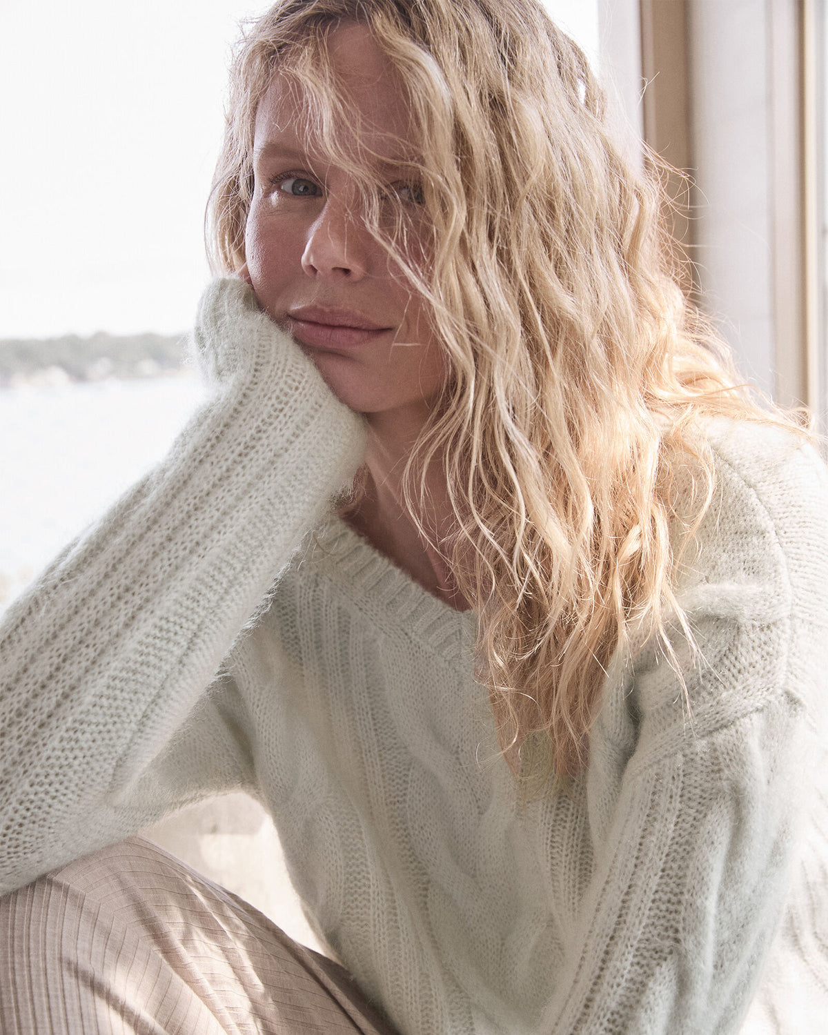 Talbots LOFTY KNIT V-NECK SWEATER