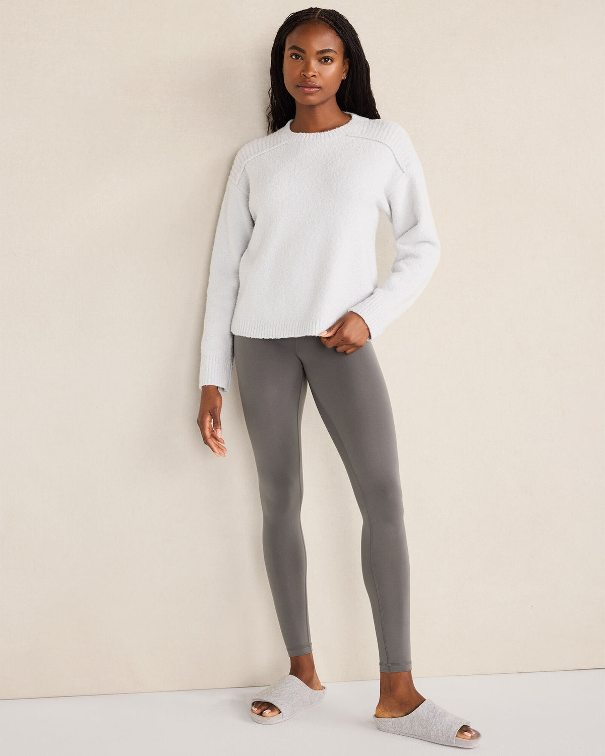 Talbots BOUCLE CREWNECK SWEATER