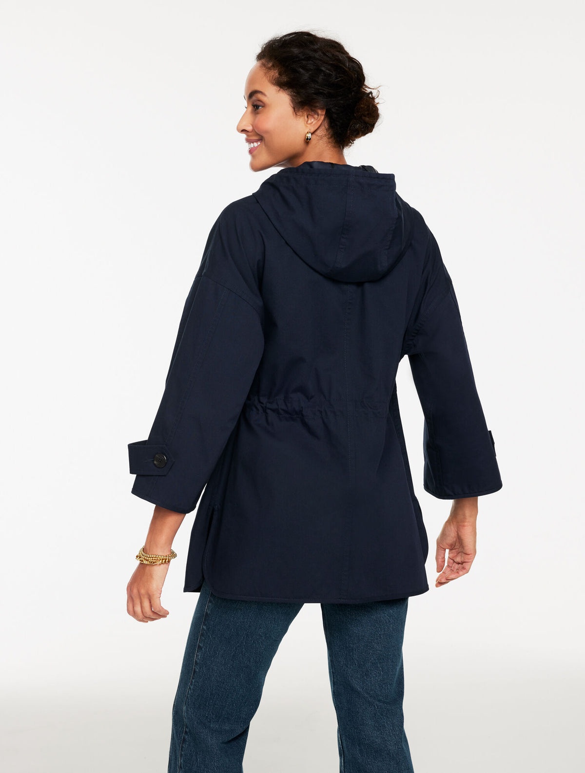 Talbots HOODED CAPE RAIN JACKET