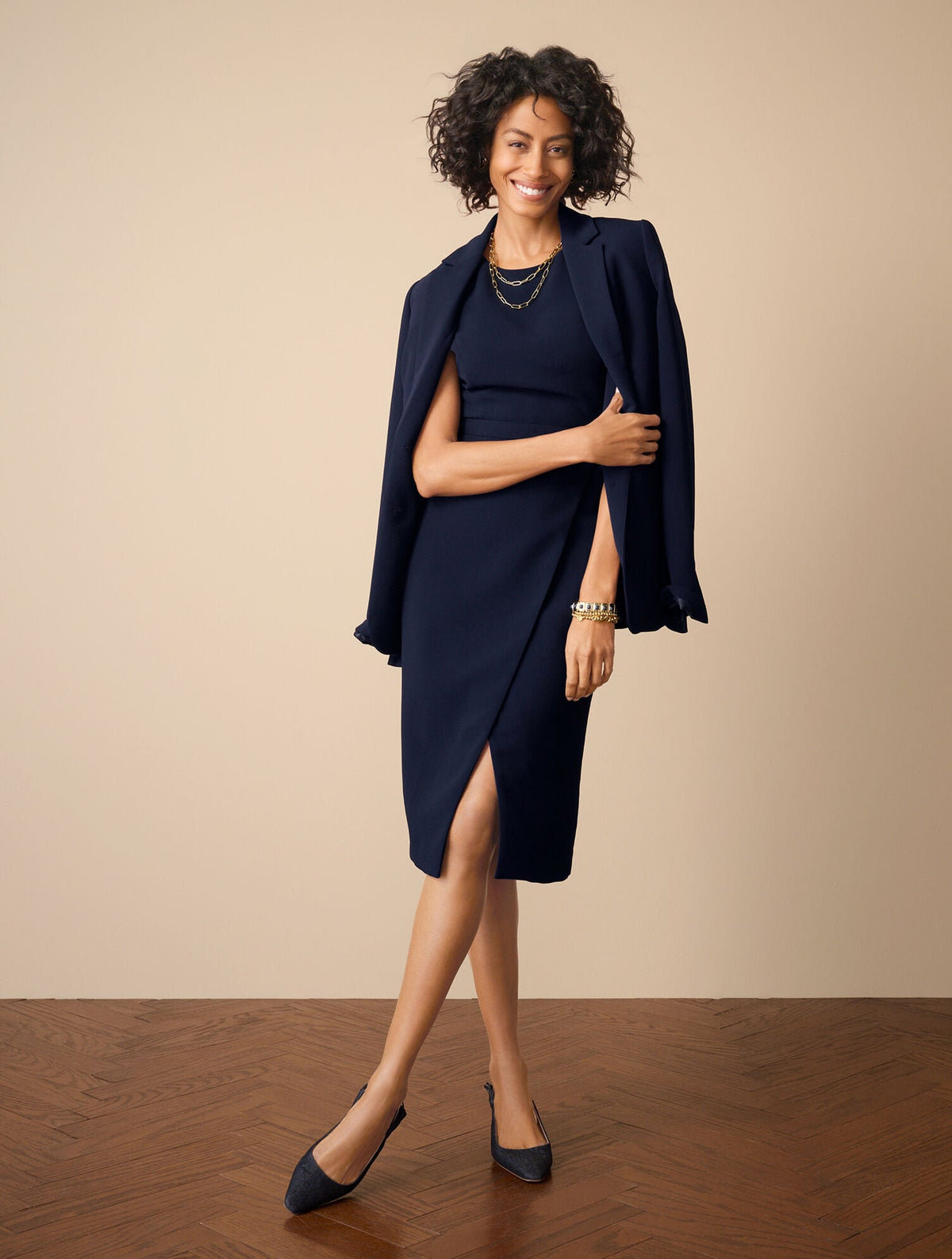 Talbots POLISHED CREPE SHEATH DRESS