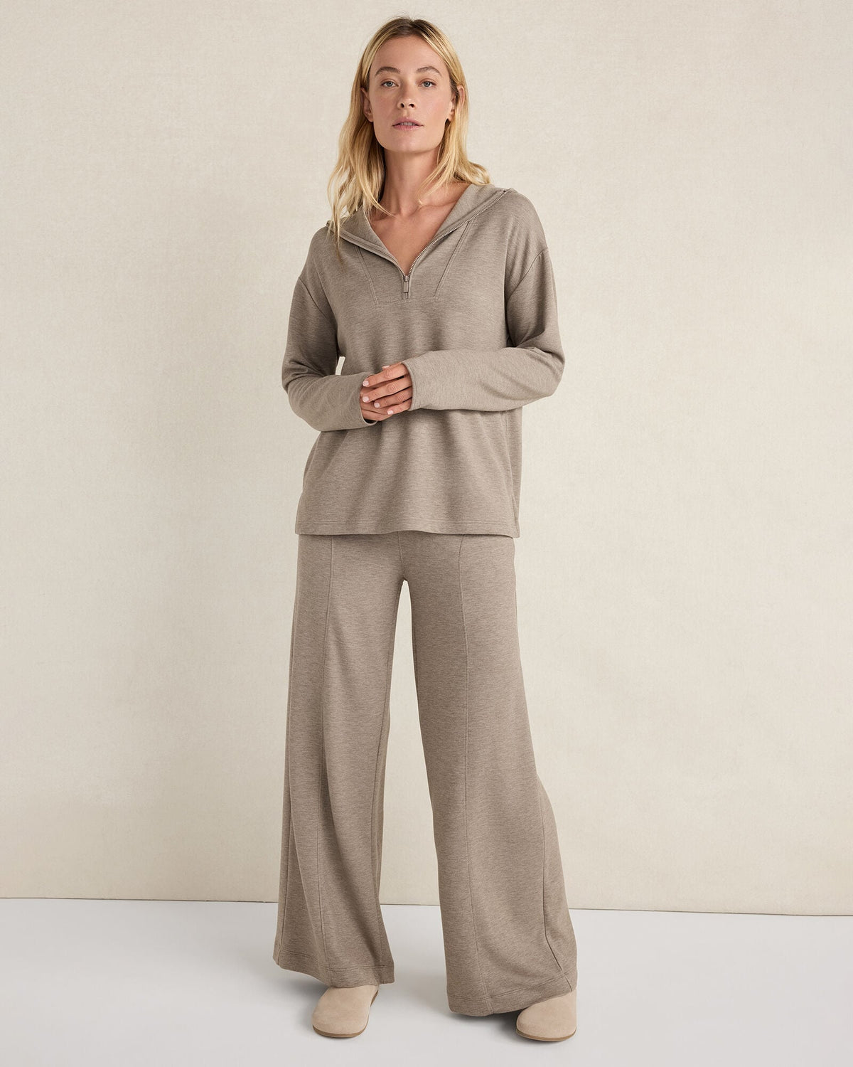 Talbots SOFT KNIT WIDE LEG PANTS