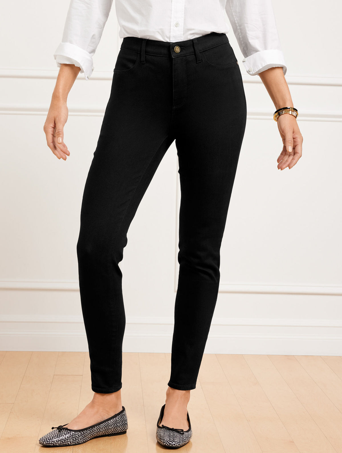 Talbots JEGGINGS - BLACK - CURVY FIT