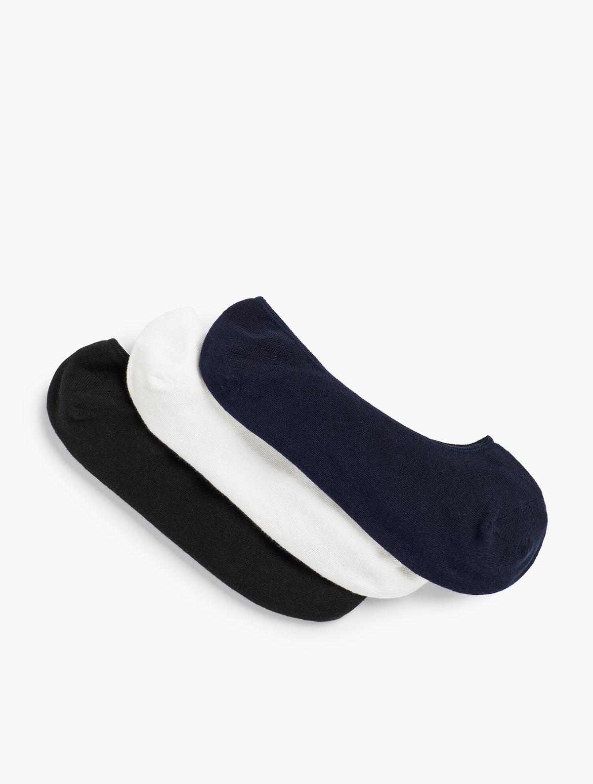 Talbots THREE-PAIR NO-SHOW SOCK SET