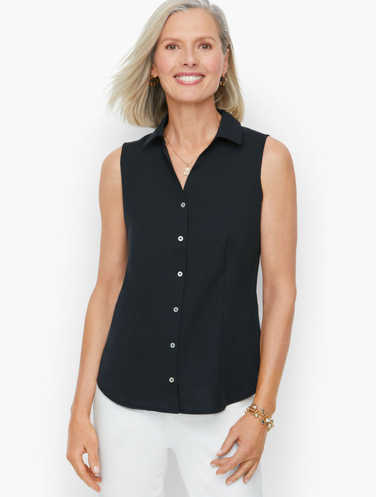 Talbots NON-IRON SLEEVELESS PERFECT SHIRT