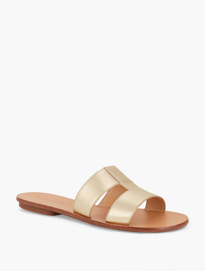 Talbots HANNAH METALLIC VACHETTA SLIDES