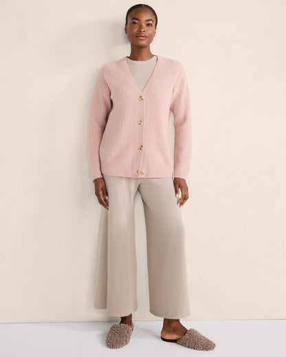 Talbots CASHMERE SHAKER STITCH CARDIGAN