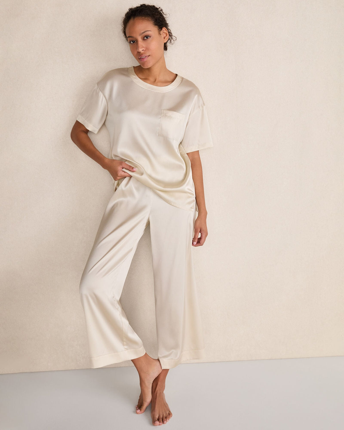 Talbots WASHABLE SILK SLEEP PANTS