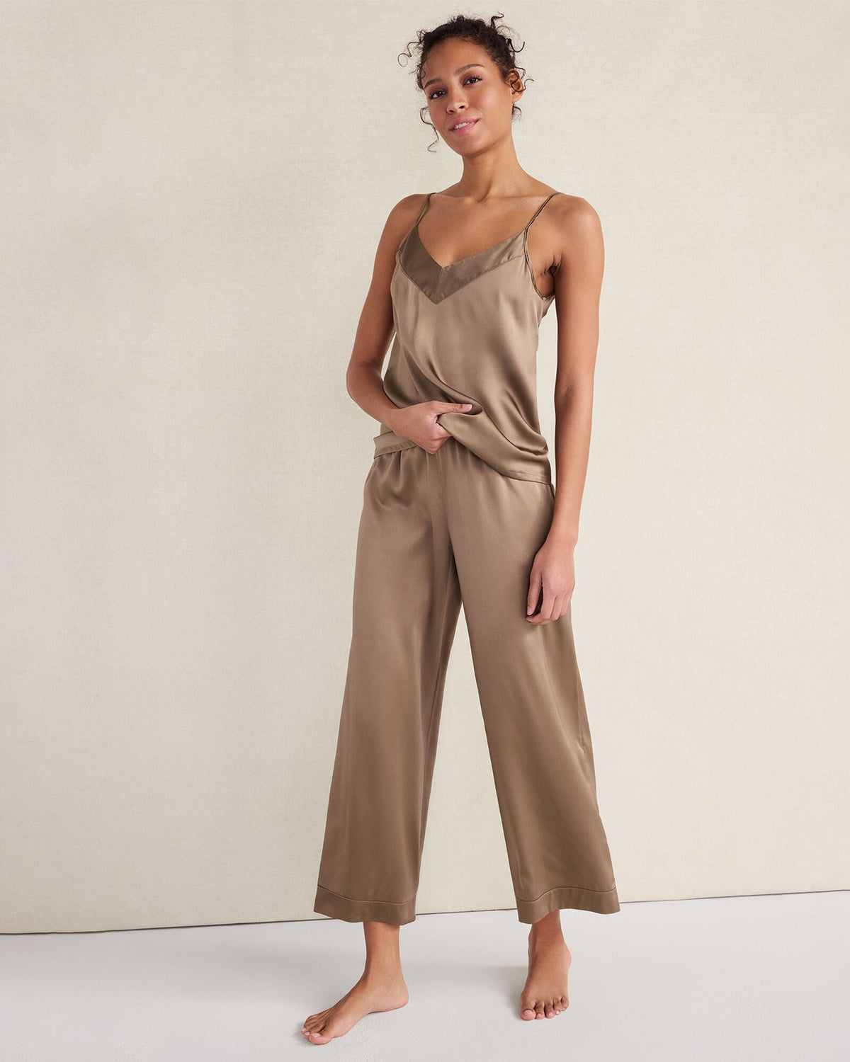 Talbots WASHABLE SILK SLEEP PANTS