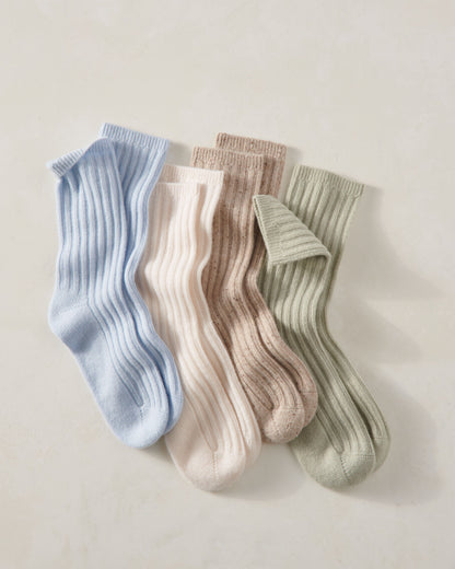 Talbots CASHMERE BLEND RIBBED SOCKS